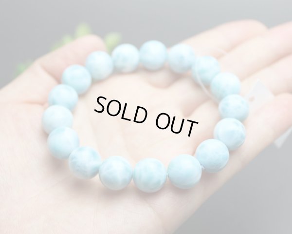 画像5: 【鑑別書付き】極上 ラリマー 12ミリ パワーストーン ブレスレット