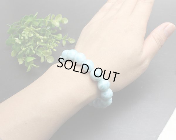 画像6: 【鑑別書付き】極上 ラリマー 12ミリ パワーストーン ブレスレット