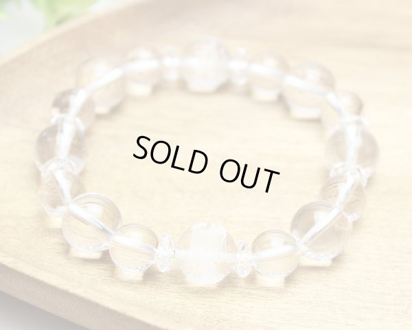 画像3: 【開運四神ブレス】男らしい大玉サイズ！万能パワーの水晶 パワーストーン　数珠