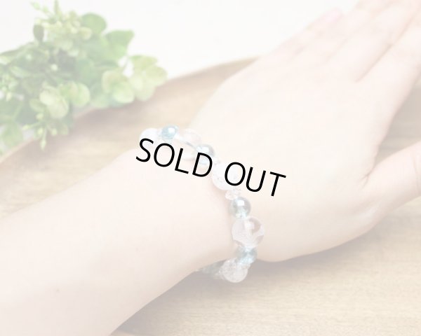 画像5: 【開運四神ブレス】オーラを高め、幸運体質に♪　アクアオーラ クラック水晶　パワーストーンブレスレット