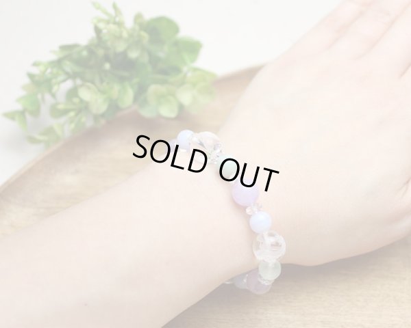 画像4: 【開運四神ブレス】良好な人間関係♪ラベンダーアメジスト×ブルーレース×ビルマ翡翠×プレナイト　パワーストーンブレスレット