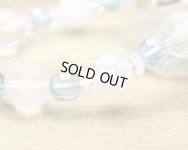 画像3: 【開運四神ブレス】オーラを高め、幸運体質に♪　アクアオーラ クラック水晶　パワーストーンブレスレット