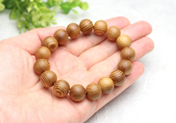 画像6: 超稀少◆屋久杉 12ミリ 数珠 ブレスレット  長寿・開運・厄除け メンズ レディース 男性用 女性用 父の日 母の日 敬老の日 銀婚式 ペア