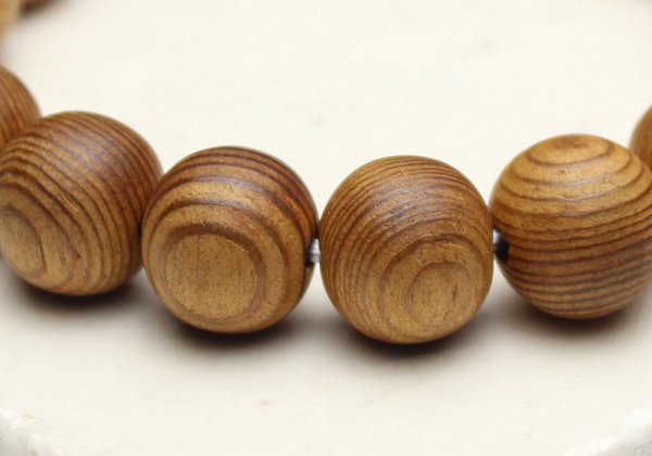 画像5: 超稀少◆屋久杉 12ミリ 数珠 ブレスレット  長寿・開運・厄除け メンズ レディース 男性用 女性用 父の日 母の日 敬老の日 銀婚式 ペア