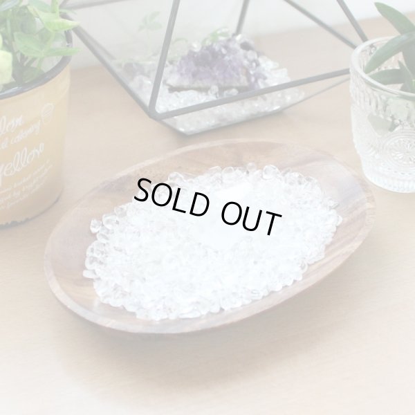 画像8: 【すぐに使える浄化3点セット】ブラジル産水晶さざれ+水晶ポイント＋木皿 浄化セット ※おまかせ無料配送対象外 ヒーリング スピリチュアル