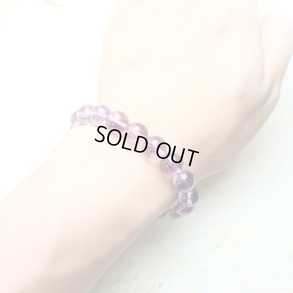 画像6: 50%OFF【超稀少石】【品質保証書付】 10ミリ カラバルアメジストエレスチャル パワーストーン ブレスレット