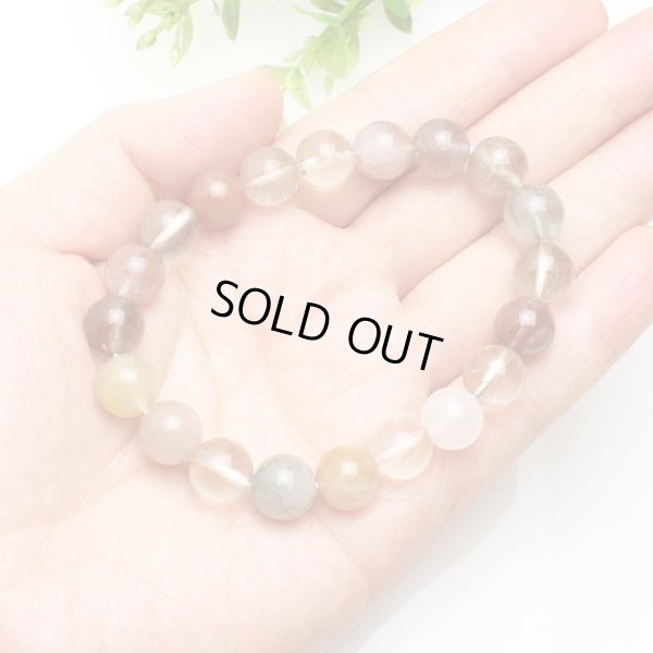 画像5: 【福禄寿】【写真現品お届け】10ミリ ミックスルチルクォーツ「福禄寿ブレス」パワーストーン　ブレスレット