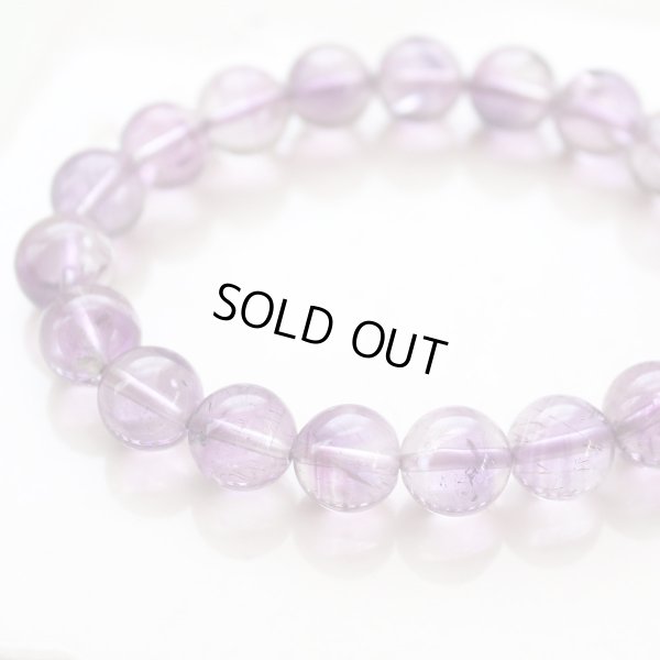 画像3: 50%OFF【超稀少石】【品質保証書付】 10ミリ カラバルアメジストエレスチャル パワーストーン ブレスレット