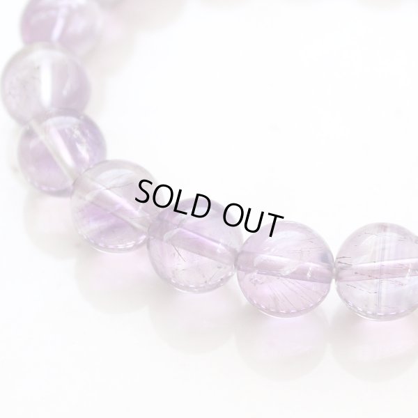 画像4: 50%OFF【超稀少石】【品質保証書付】 10ミリ カラバルアメジストエレスチャル パワーストーン ブレスレット