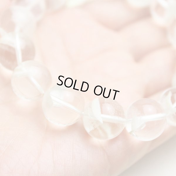 画像7: 【現品お届け】稀少 13.5ミリ ホワイトガーデン ファントム クリスタル パワーストーン ブレスレット