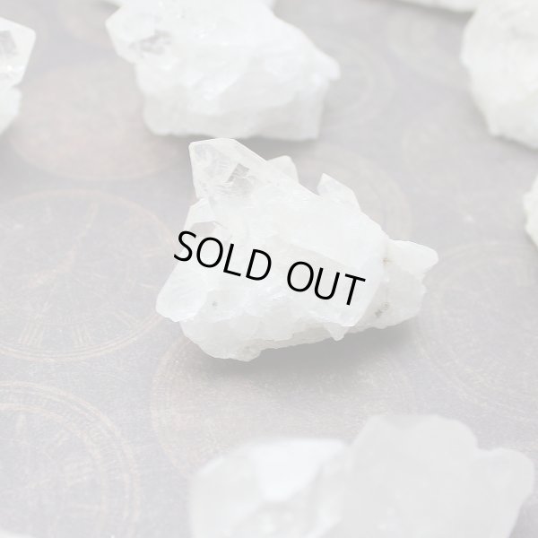 画像4: 【限定品】送料無料【すぐに使える浄化3点セット】ブラジル産水晶さざれ+ミニ水晶クラスター＋木皿　浄化セット　※メール便不可