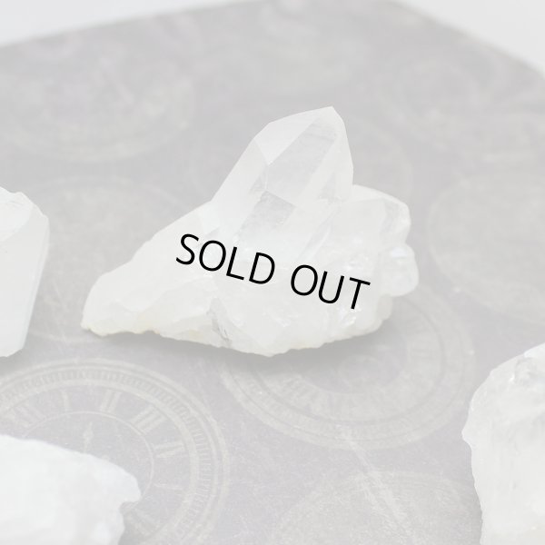 画像5: 【限定品】送料無料【すぐに使える浄化3点セット】ブラジル産水晶さざれ+ミニ水晶クラスター＋木皿　浄化セット　※メール便不可