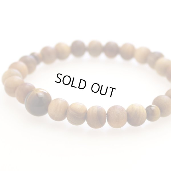 画像3: 【白檀が香る!】8ミリ 白檀×虎目石 数珠ブレスレット