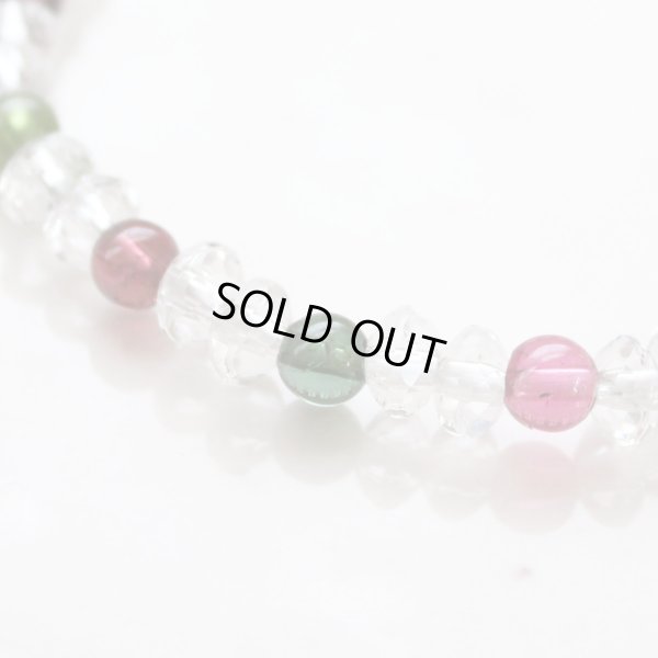 画像4: 内周16cm【スターシェイプカット】 ミックストルマリン 数珠 ブレスレット
