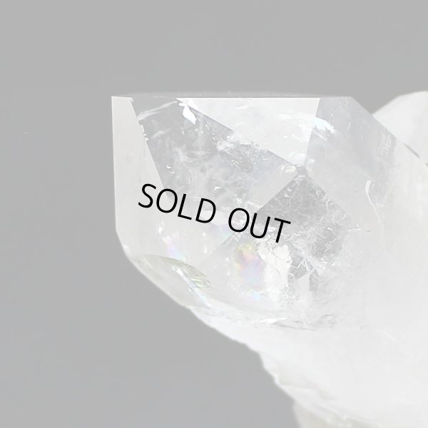 画像4: トマスゴンサガ産 水晶 クラスター 153g  トレー・さざれチップ付