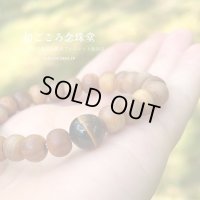 【白檀が香る！】8ミリ 白檀×虎目石 数珠ブレスレット