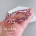 お値下げ ♪【限定2本】超透明 最高カット アメジスト シトリン パワーストーン ブレスレット 紫水晶 黄水晶 アメジストシトリン  2月 誕生石 紫 パープル 男性用 女性用 メンズ レディース通常￥7,800