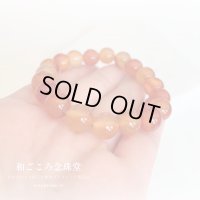 10ミリ カーネリアン パワーストーン ブレスレット メンズ レディース 男性用 女性用 オレンジ マーブル 天然石ブレスレット