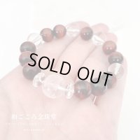 運気UP！昇り龍彫り水晶 × 赤虎目石 パワーストーン ブレスレット メンズレディース 男性用 女性用 父の日 母の日 敬老の日 ペア 誕生日プレゼント 贈り物