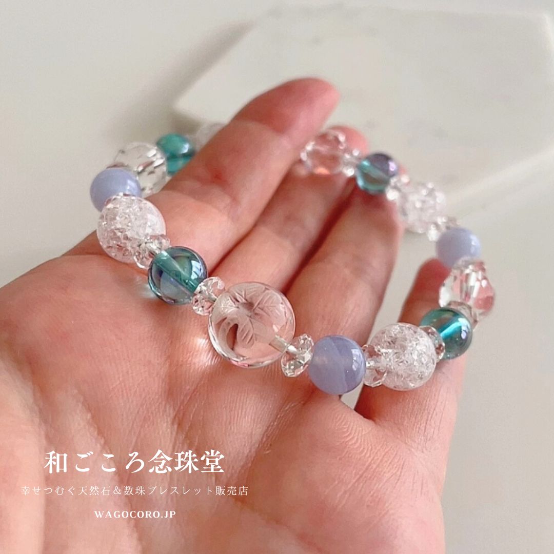 アクアオーラ×ブルーレース ♪【幸せの四葉クローバー】 再入荷のお知らせ