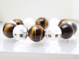 久しぶりの再入荷！18ミリ 水晶 × 虎目石 ブレスレット 再入荷のお知らせ