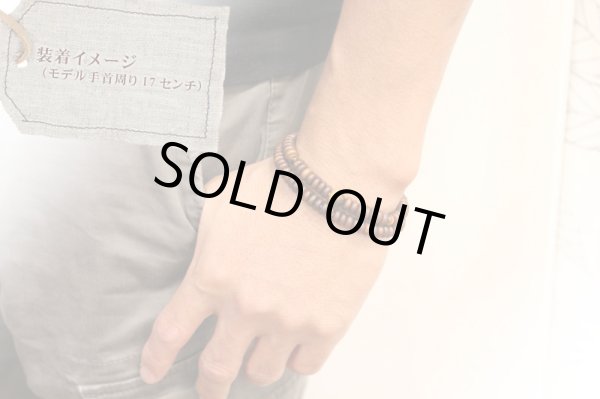 画像5: 内周15.5cm【108玉ブレス】栴檀 虎目石 (せんだん とらめいし) 数珠ブレスレット (5)