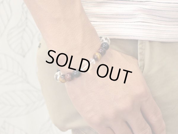 画像6: 【開運四神ブレス】金運・仕事運アップ♪10ミリ 3色タイガーアイ 虎目石　パワーストーン 数珠 ブレスレット メンズ レディース 男性用 女性用 父の日 贈り物 プレゼント (6)