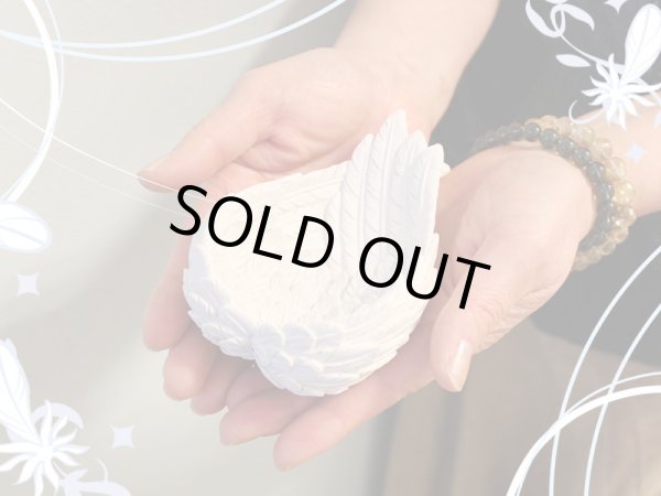 画像5: 【さざれ付♪】天使の羽皿 ブレスレットの浄化用 浄化皿 ローズクォーツさざれ&専用ギフトボックス付 Angelium エンジェルシリーズ パワーストーン 浄化アイテム ※おまかせ配送・メール便不可 (5)