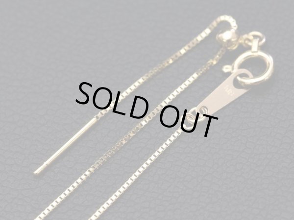 画像3: 【取り寄せ】K18スライドピンチェーン ベネチアン 18金 0.6mm 45cm (3)