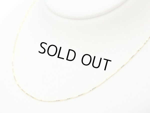 画像5: 【取り寄せ】K18スライドピンチェーン ベネチアン 18金 0.6mm 45cm (5)