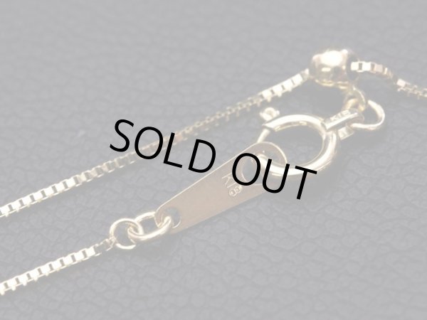 画像4: 【取り寄せ】K18スライドピンチェーン ベネチアン 18金 0.6mm 45cm (4)