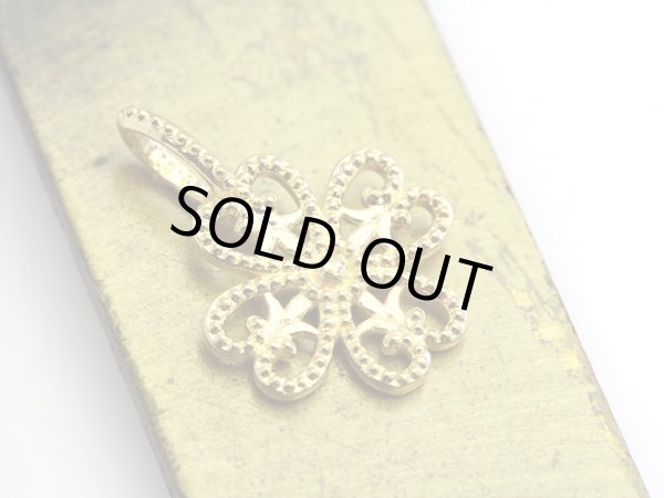 画像3: 【Beata（ビィータ）】K18　チャーム　クローバー　18金［n］ 12mm前後 (3)