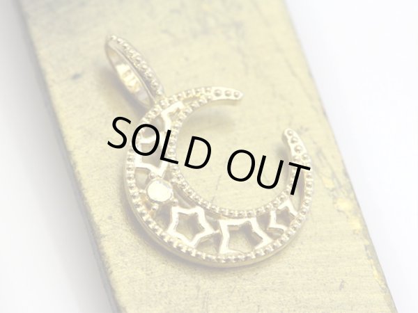 画像4: 【Beata（ビィータ）】K18　チャーム　ムーン　18金［n］ 13mm前後 (4)