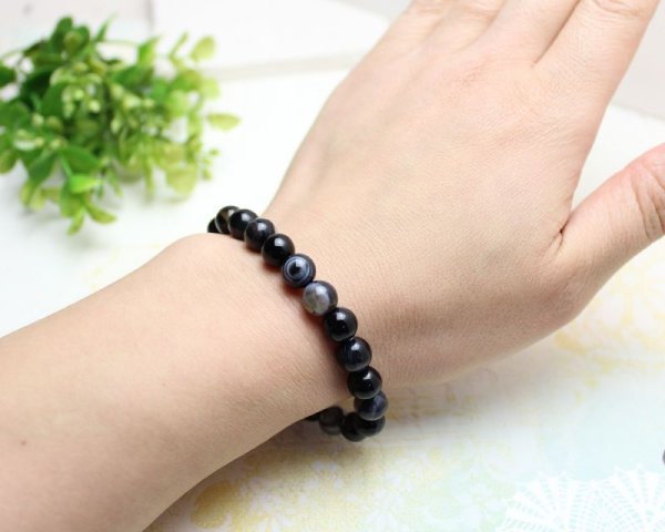 画像4: 魔よけ・目標達成♪8ミリ 天眼石 パワーストーン ブレスレット (4)