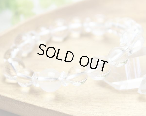 画像2: 【開運四神ブレス】男らしい大玉サイズ！万能パワーの水晶 パワーストーン　数珠 (2)