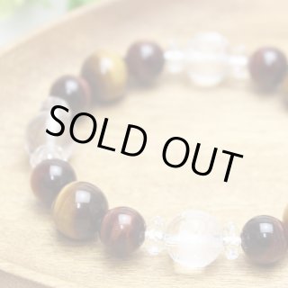 開運四神ブレス】浄化・開運の極上水晶 8ミリ×10ミリタイプ メンズ