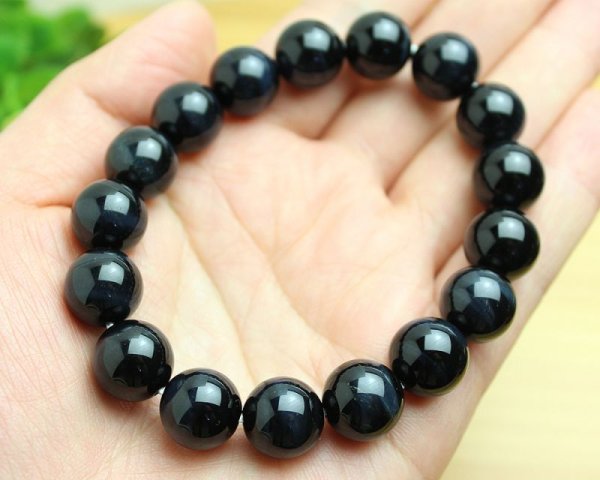 画像3: 金運・仕事運UPのお守りに!12ミリ 高級青虎目石 パワーストーン 数珠 ブレスレット メンズ レディース 男性用 女性用 (3)