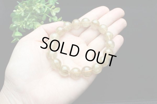 画像3: 【セール20%OFF】【上質】 12ミリ ルチルクォーツ (金線入水晶) ブレスレット (3)