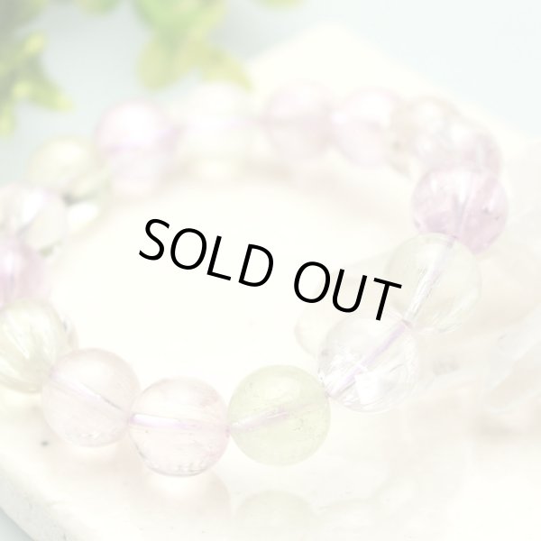 画像6: 【極上品】 クンツァイト 12.5ミリ パワーストーン ブレスレット (6)