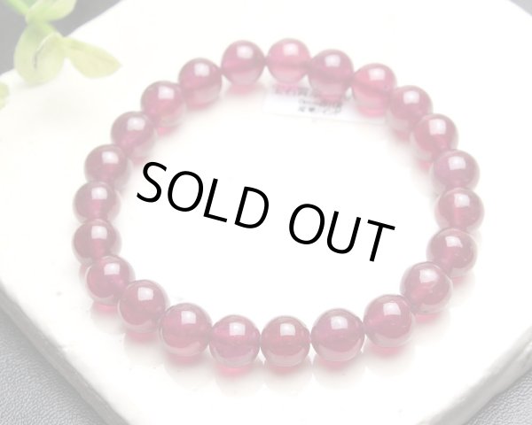 画像3: 【セール20%OFF】宝石質 極上 ルビー 8ミリ パワーストーン ブレスレット (3)