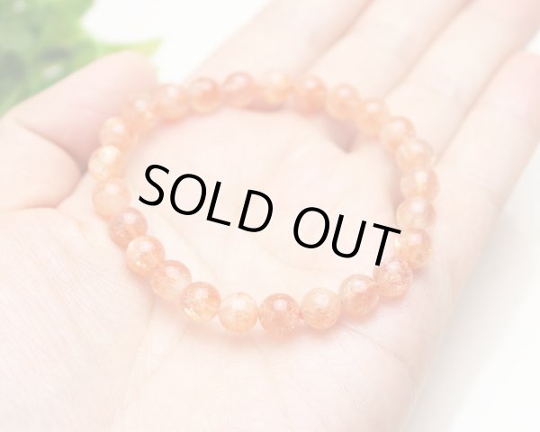 画像3: 上質 6ミリ サンストーン クリアタイプ パワーストーン ブレスレット (3)