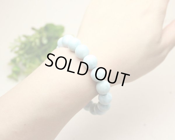 画像4: ラリマー 11.5ミリ パワーストーン ブレスレット (4)