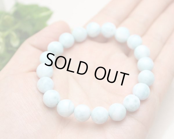 画像3: ラリマー 9.5ミリ パワーストーン ブレスレット (3)