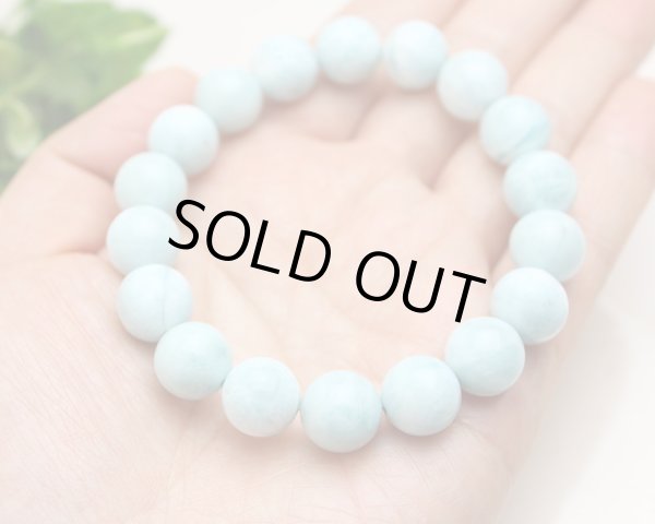 画像3: ラリマー 11.5ミリ パワーストーン ブレスレット (3)