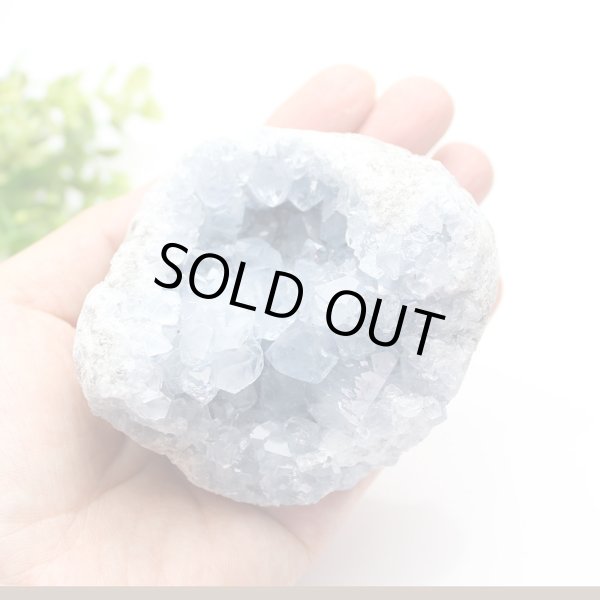 画像3: 【セール20%OFF】セレスタイト クラスター 315g 天然石 原石 置石 (3)