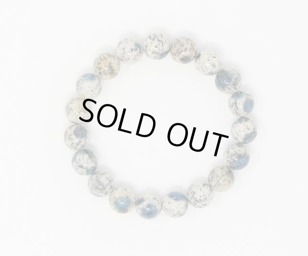 画像5: 【限定品】10ミリ K2ブルー ブレスレット (アズライトinグラナイト) (5)