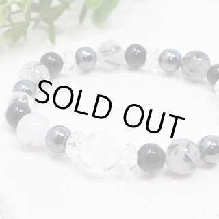 青龍】運気UP！龍彫水晶×極上水晶 パワーストーン ブレスレット