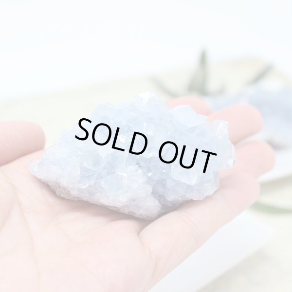 画像4: セレスタイト クラスター 142g 天然石 原石 置石 (4)