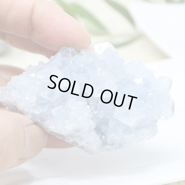 画像5: セレスタイト クラスター 142g 天然石 原石 置石 (5)