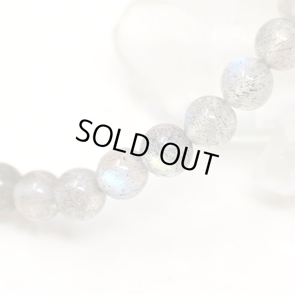 画像2: 【写真現品お届け】6ミリ ラブラドライト パワーストーン 15.5センチ ブレスレット (2)